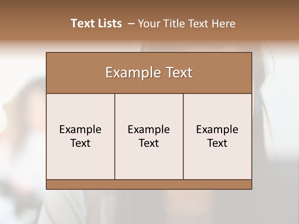 Agent Hispanic Microphone PowerPoint Template