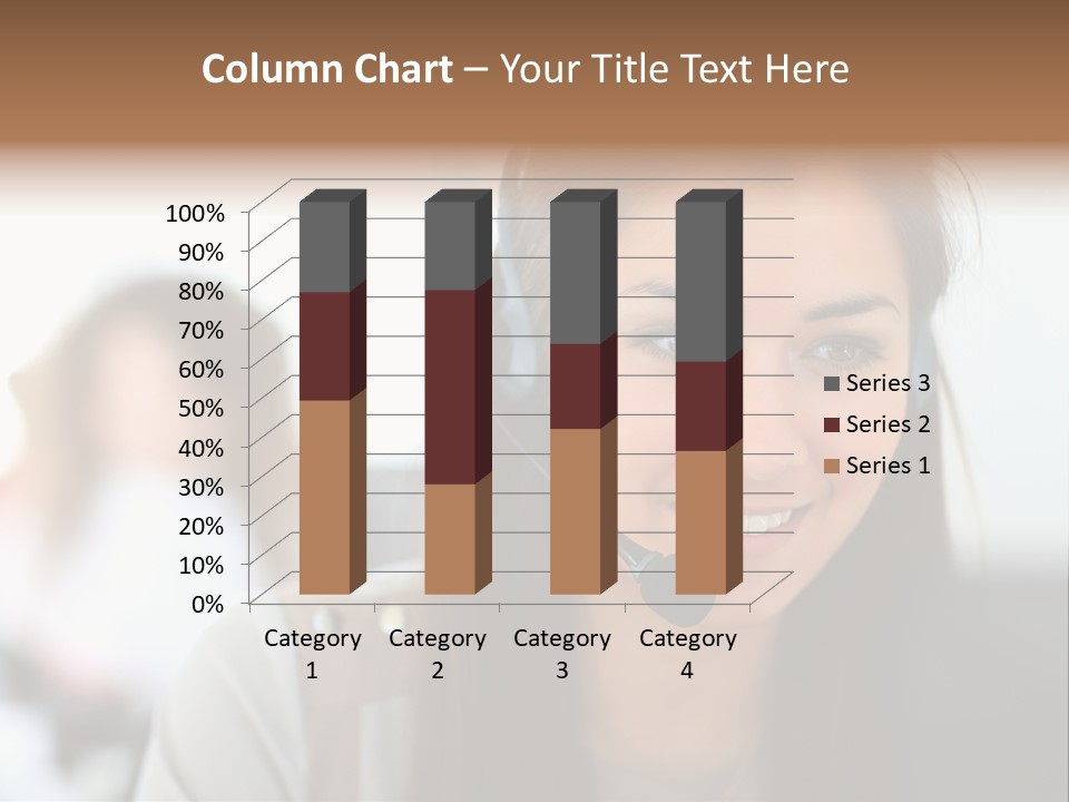 Agent Hispanic Microphone PowerPoint Template