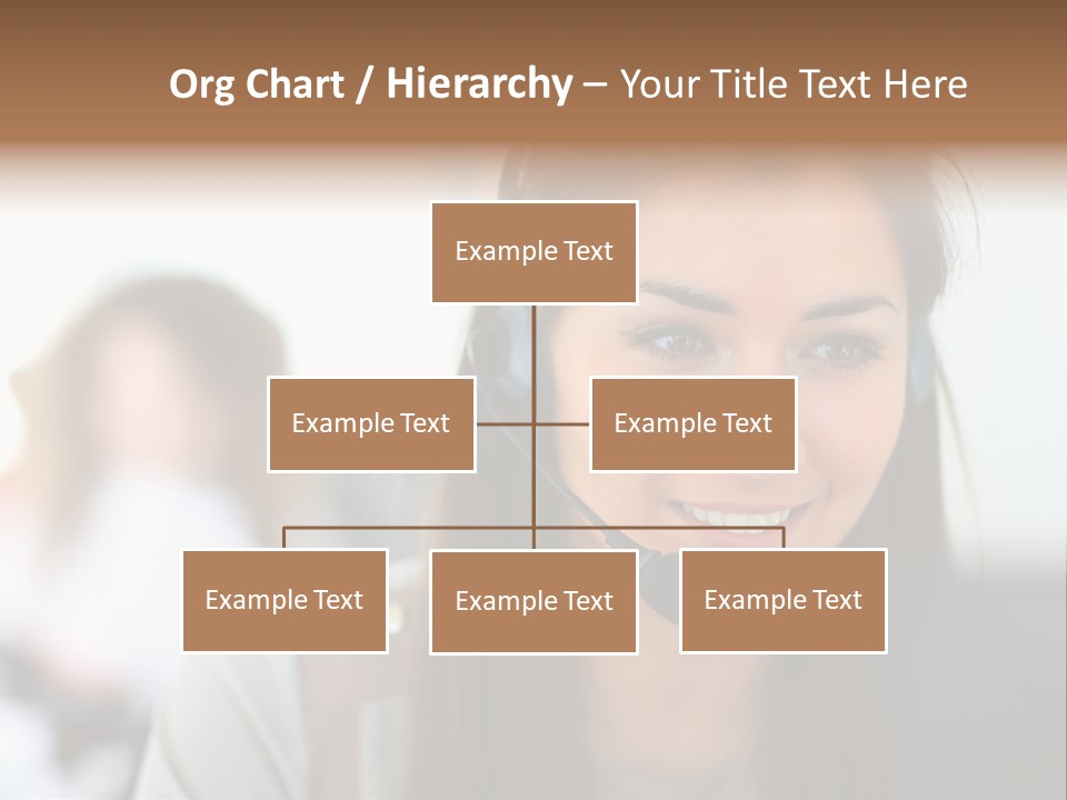 Agent Hispanic Microphone PowerPoint Template