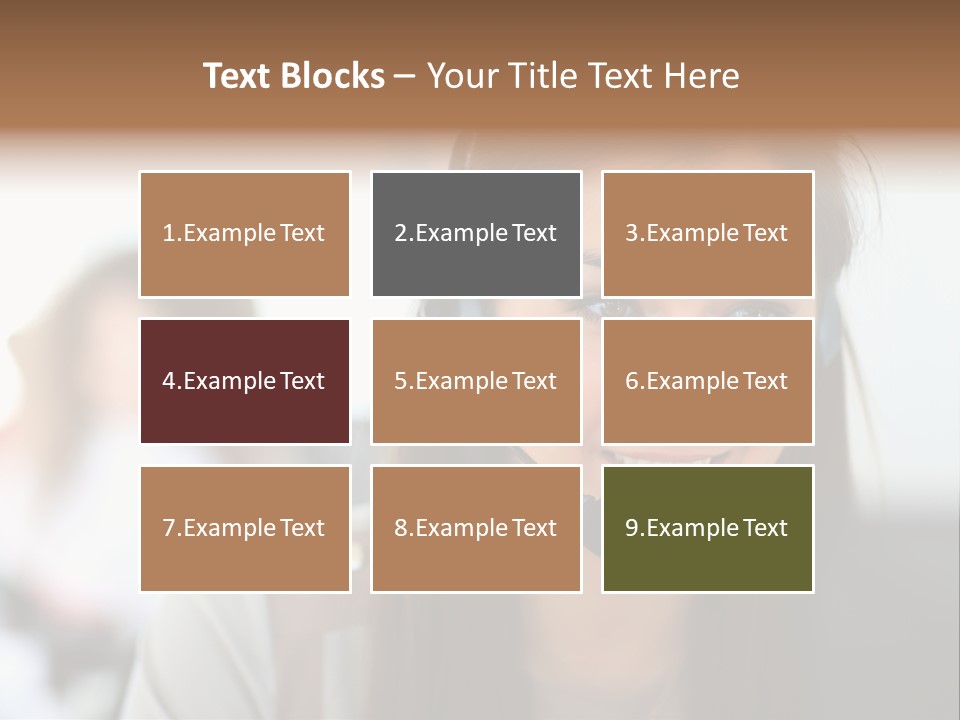 Agent Hispanic Microphone PowerPoint Template