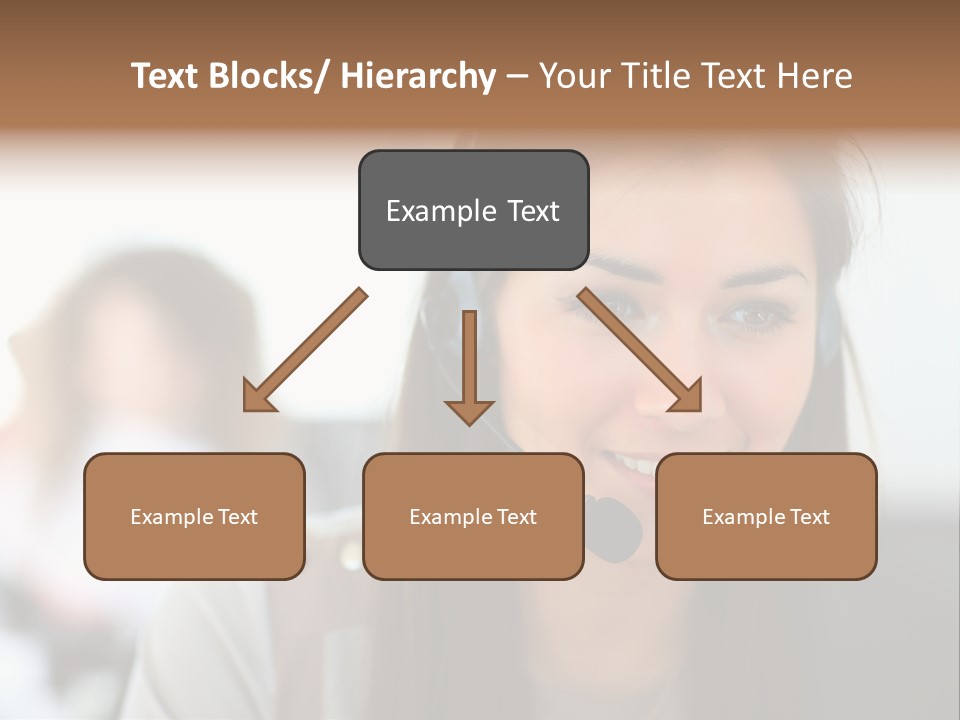 Agent Hispanic Microphone PowerPoint Template