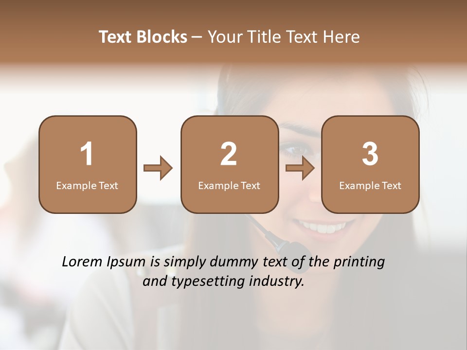 Agent Hispanic Microphone PowerPoint Template