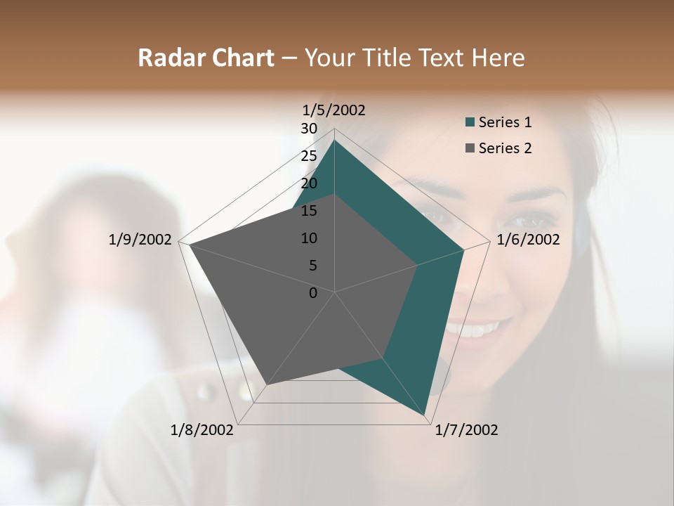 Agent Hispanic Microphone PowerPoint Template