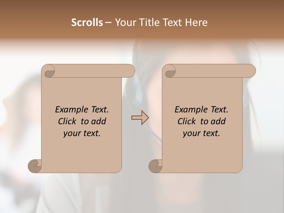 Agent Hispanic Microphone PowerPoint Template