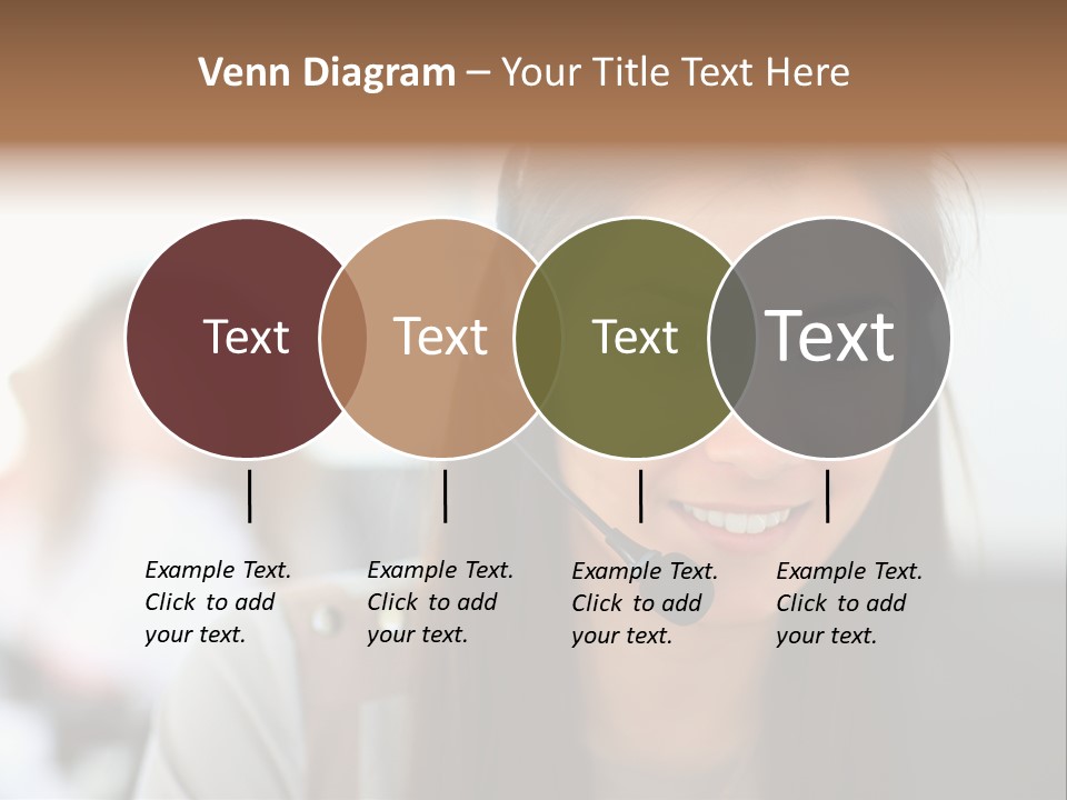Agent Hispanic Microphone PowerPoint Template
