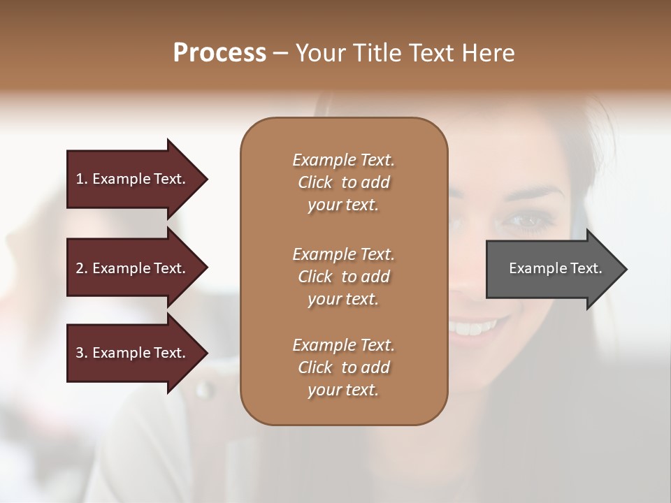 Agent Hispanic Microphone PowerPoint Template