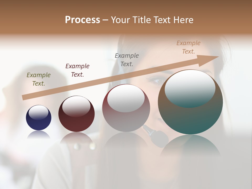 Agent Hispanic Microphone PowerPoint Template