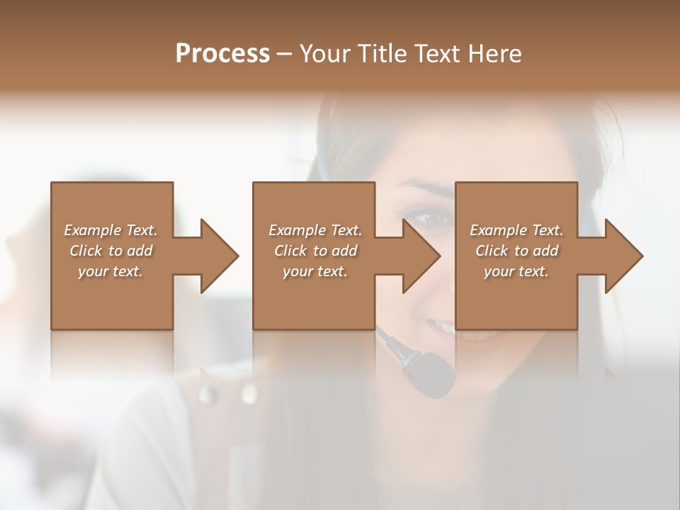 Agent Hispanic Microphone PowerPoint Template