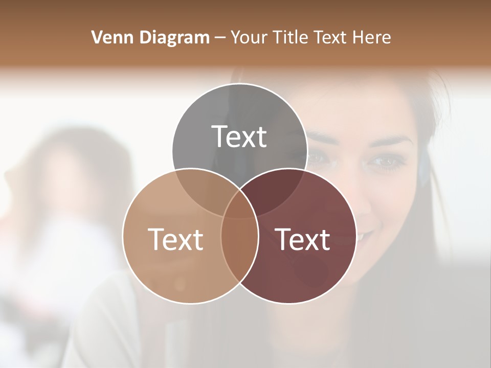 Agent Hispanic Microphone PowerPoint Template