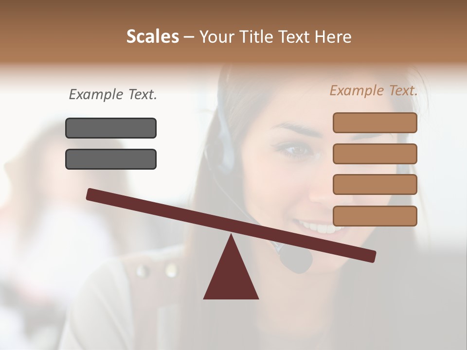 Agent Hispanic Microphone PowerPoint Template