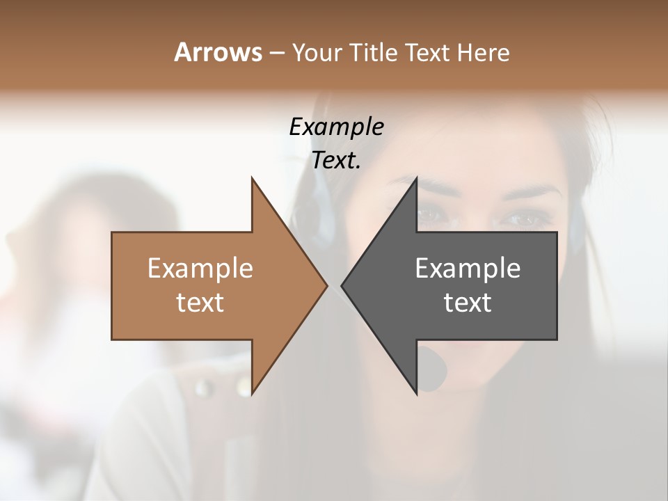 Agent Hispanic Microphone PowerPoint Template