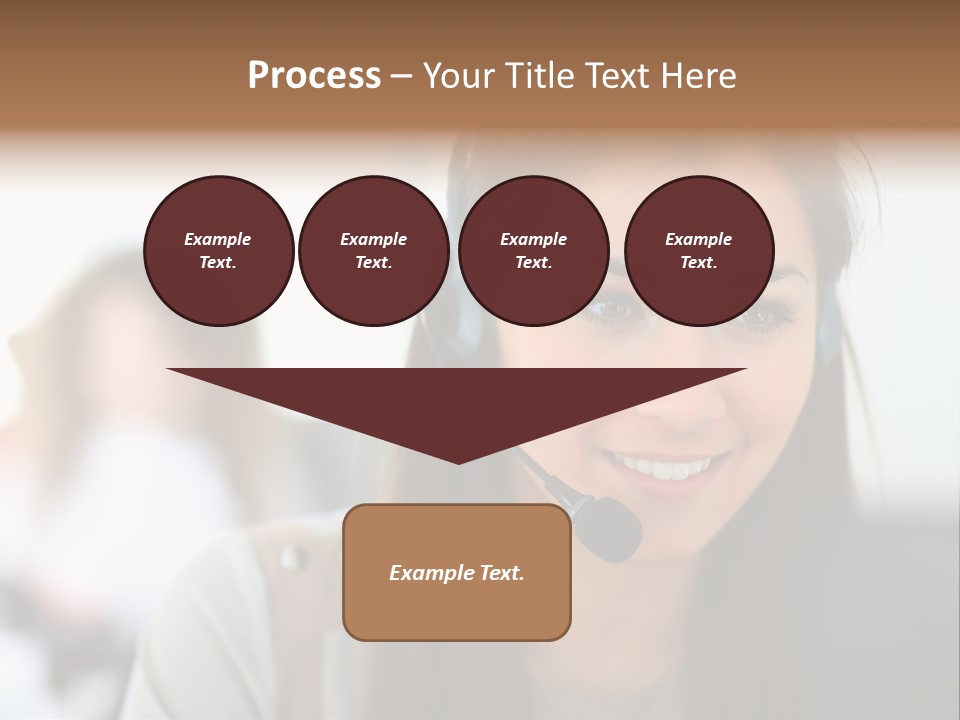 Agent Hispanic Microphone PowerPoint Template