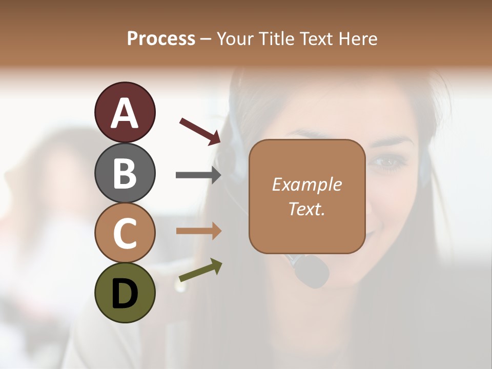 Agent Hispanic Microphone PowerPoint Template