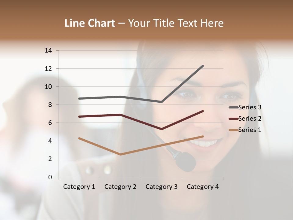 Agent Hispanic Microphone PowerPoint Template