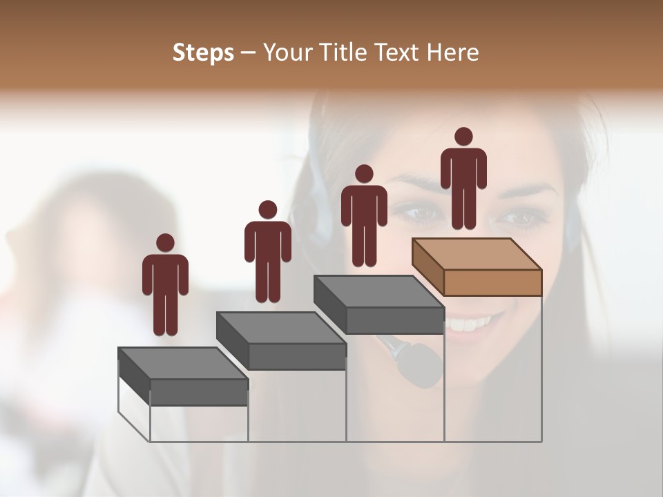 Agent Hispanic Microphone PowerPoint Template