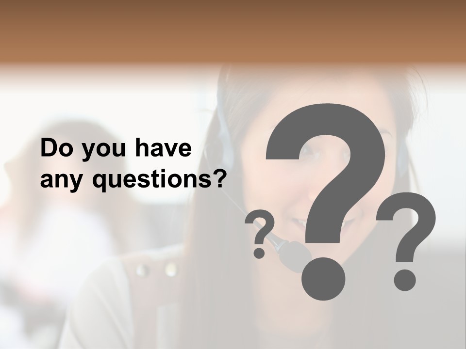 Agent Hispanic Microphone PowerPoint Template