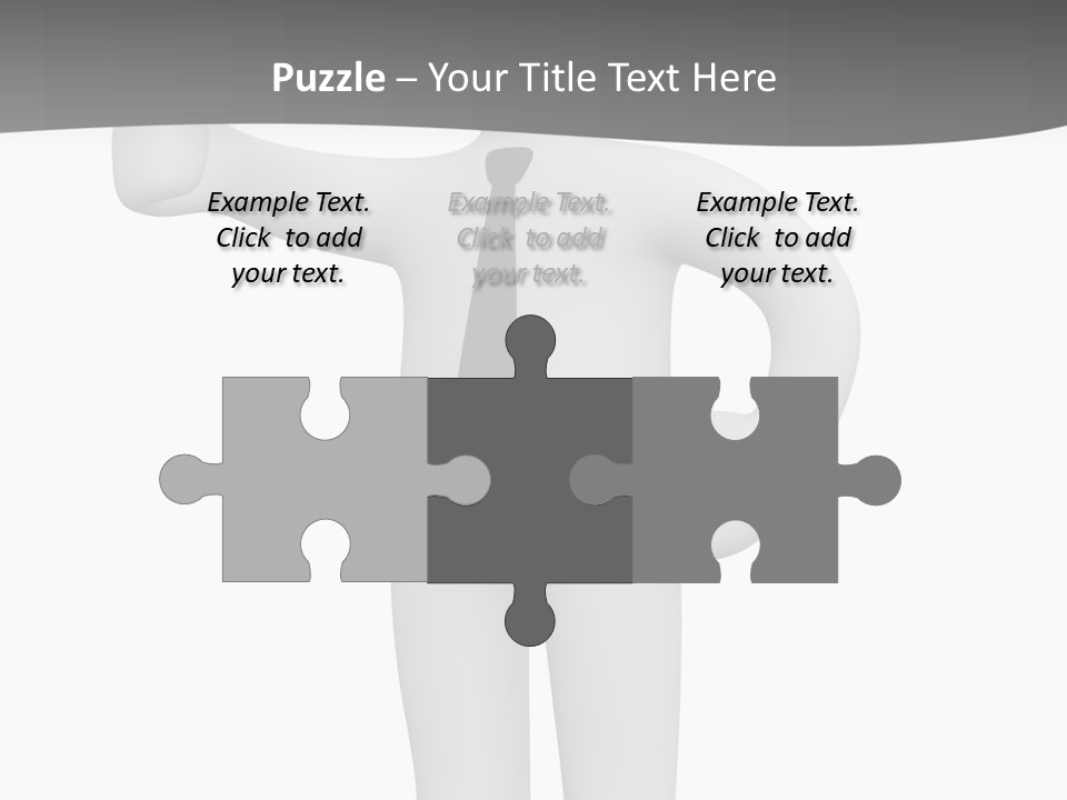 Thumb Duty Businesspeople PowerPoint Template