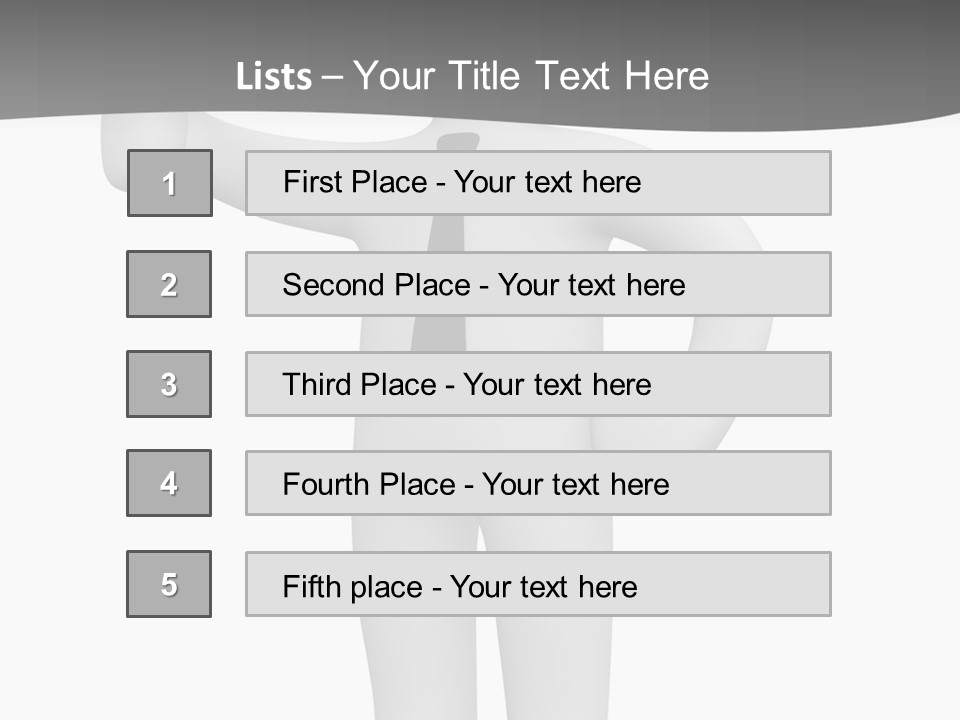 Thumb Duty Businesspeople PowerPoint Template