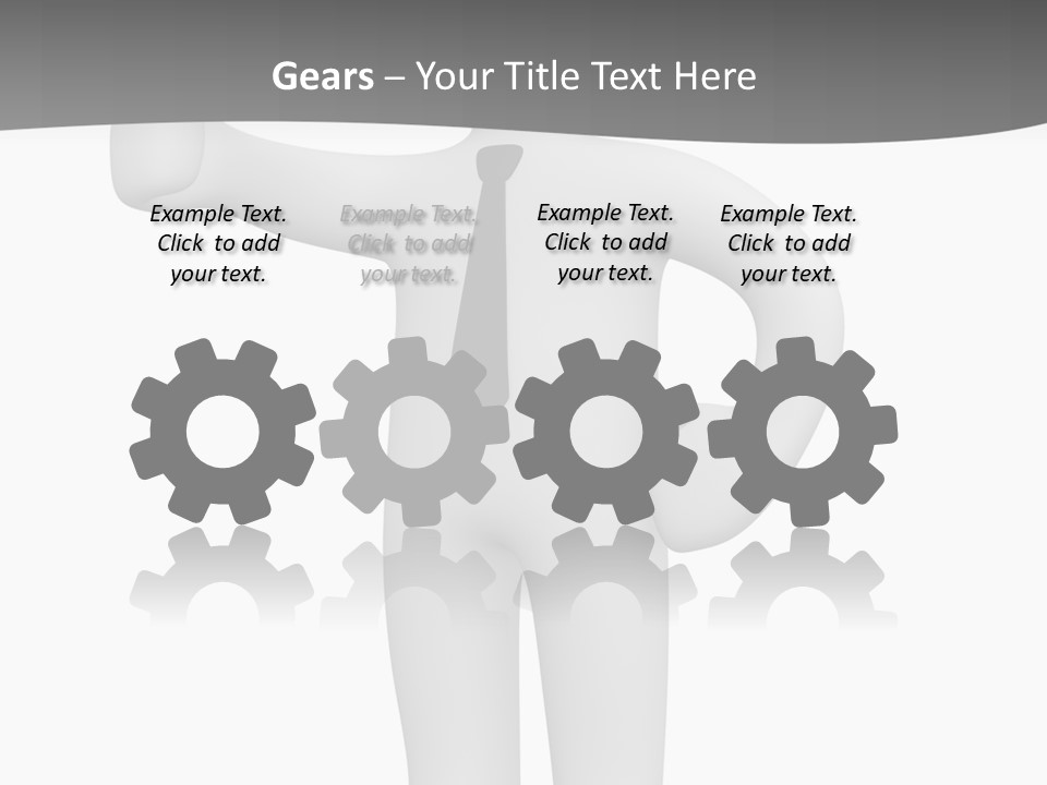 Thumb Duty Businesspeople PowerPoint Template