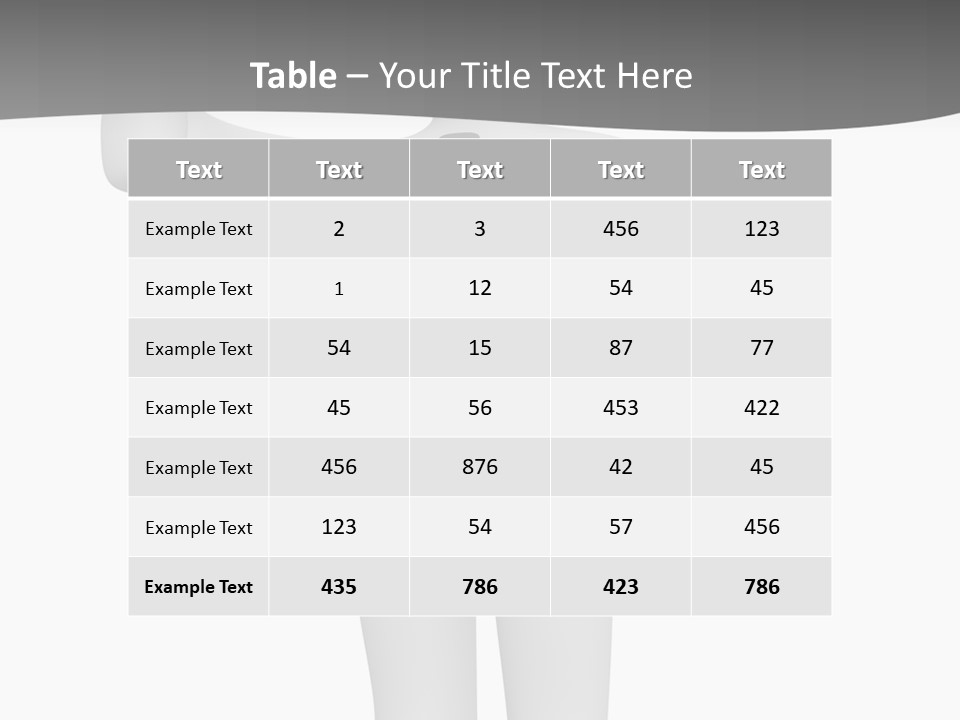 Thumb Duty Businesspeople PowerPoint Template
