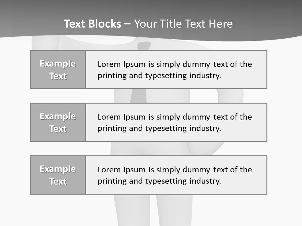Thumb Duty Businesspeople PowerPoint Template