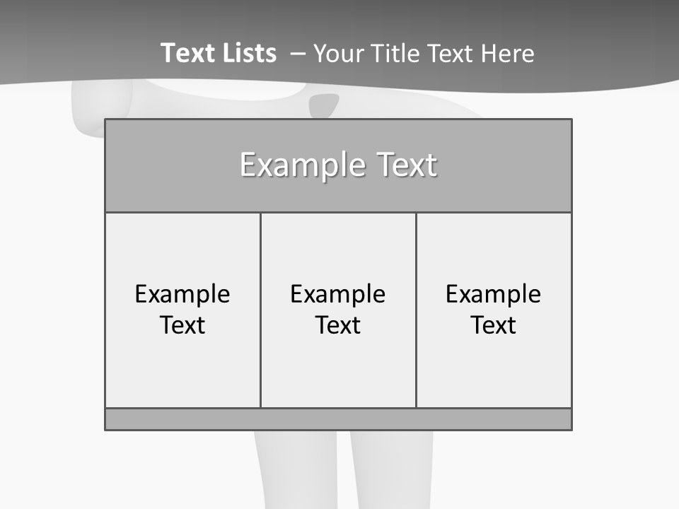 Thumb Duty Businesspeople PowerPoint Template