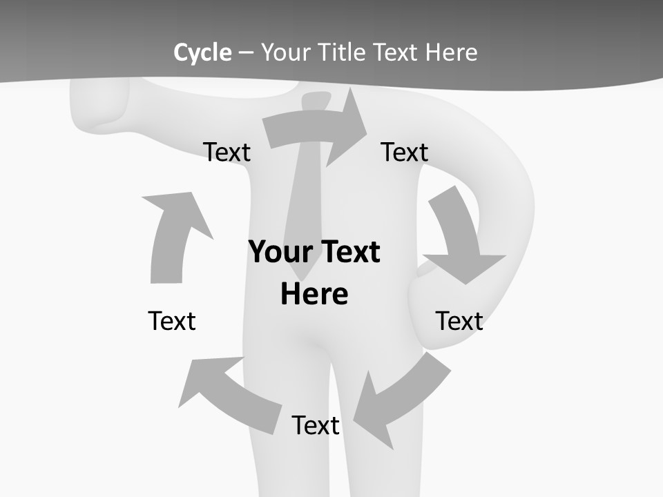 Thumb Duty Businesspeople PowerPoint Template