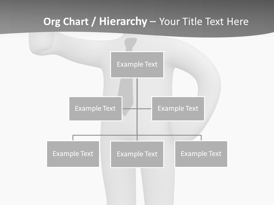 Thumb Duty Businesspeople PowerPoint Template