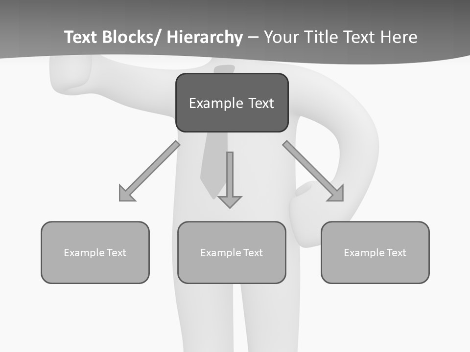 Thumb Duty Businesspeople PowerPoint Template
