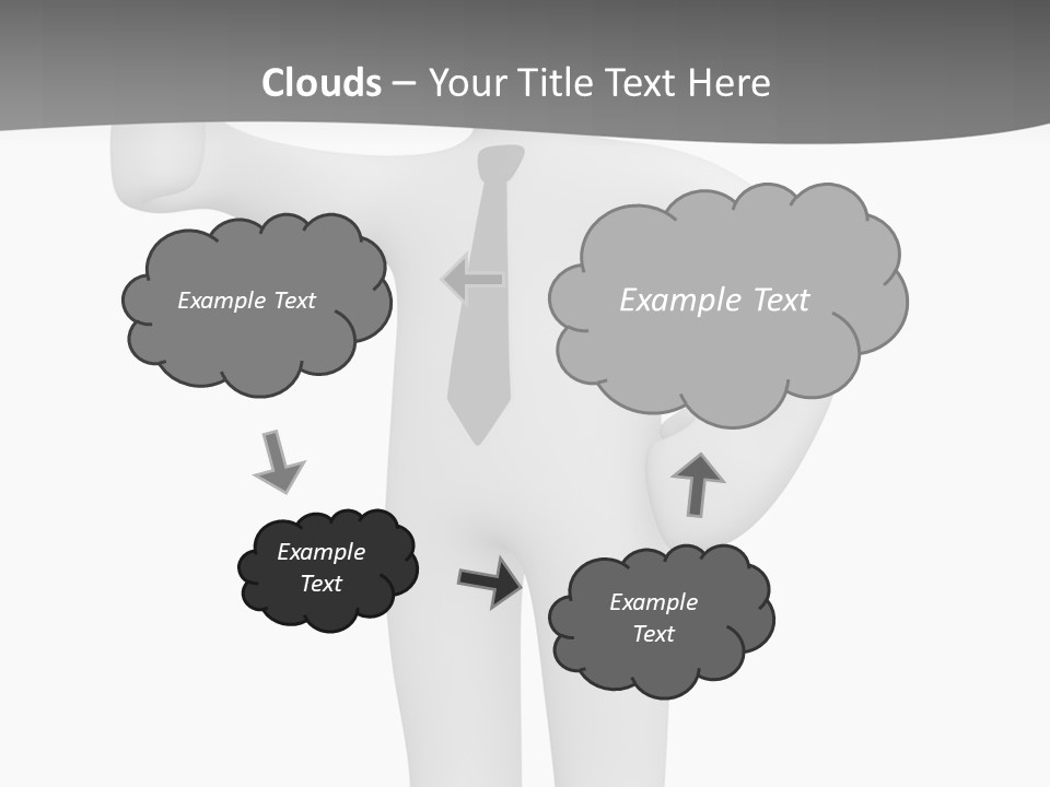 Thumb Duty Businesspeople PowerPoint Template