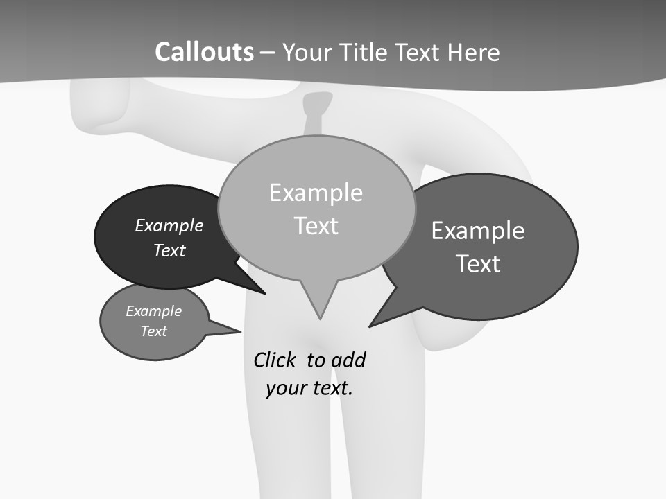 Thumb Duty Businesspeople PowerPoint Template