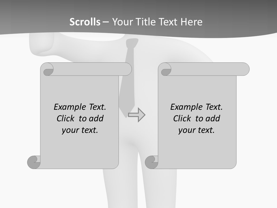 Thumb Duty Businesspeople PowerPoint Template