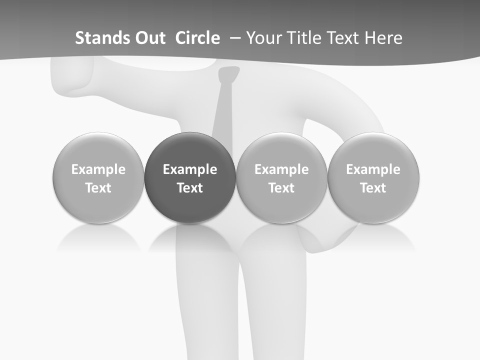 Thumb Duty Businesspeople PowerPoint Template