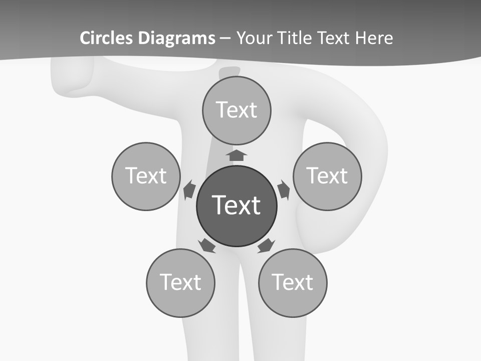 Thumb Duty Businesspeople PowerPoint Template