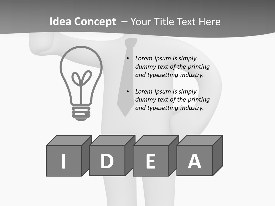 Thumb Duty Businesspeople PowerPoint Template