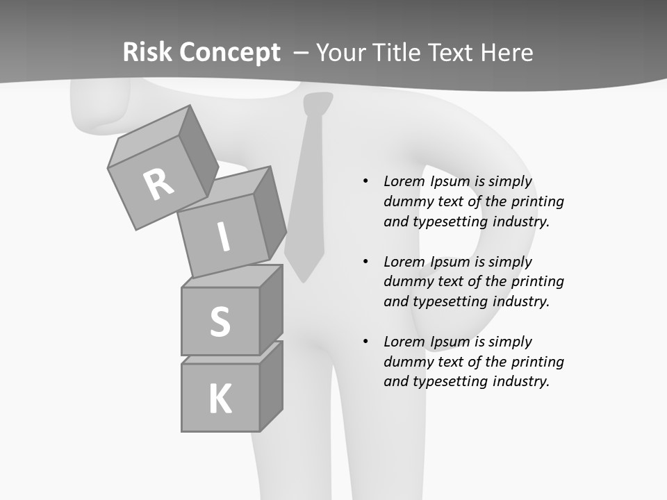 Thumb Duty Businesspeople PowerPoint Template