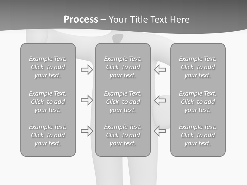 Thumb Duty Businesspeople PowerPoint Template