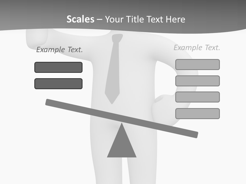 Thumb Duty Businesspeople PowerPoint Template