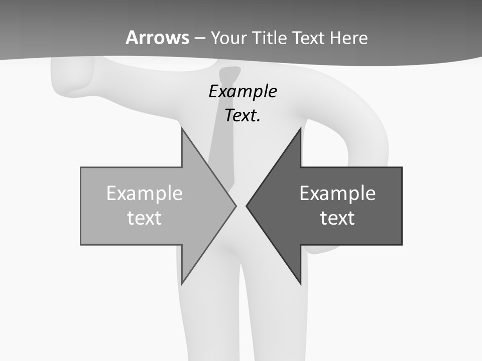 Thumb Duty Businesspeople PowerPoint Template