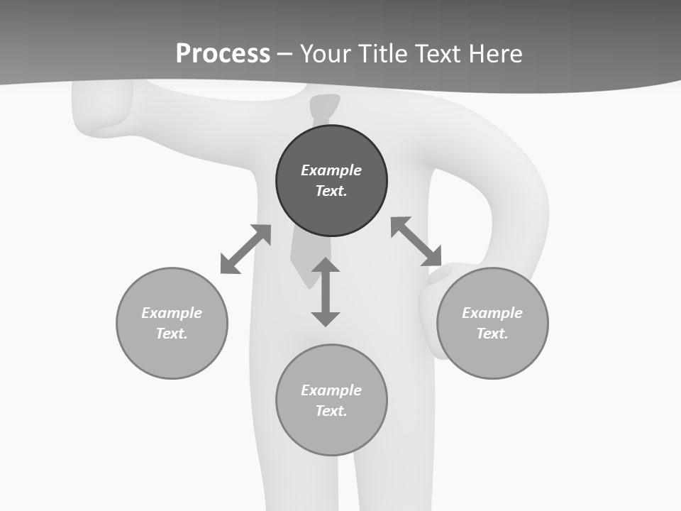 Thumb Duty Businesspeople PowerPoint Template