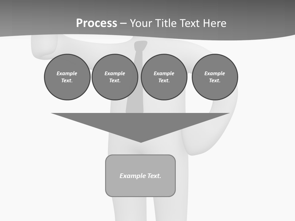 Thumb Duty Businesspeople PowerPoint Template