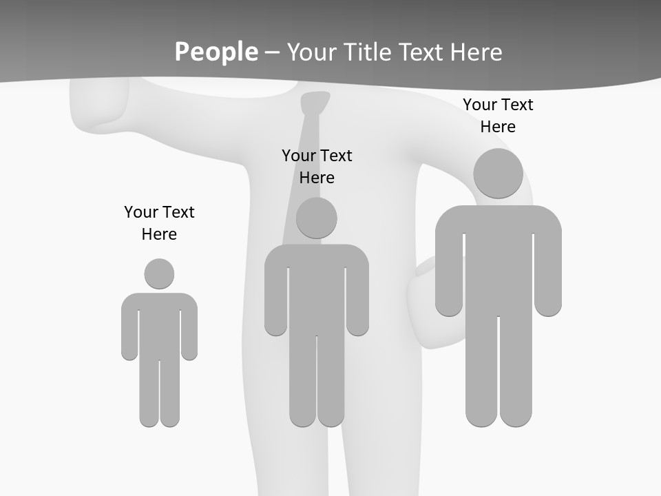 Thumb Duty Businesspeople PowerPoint Template