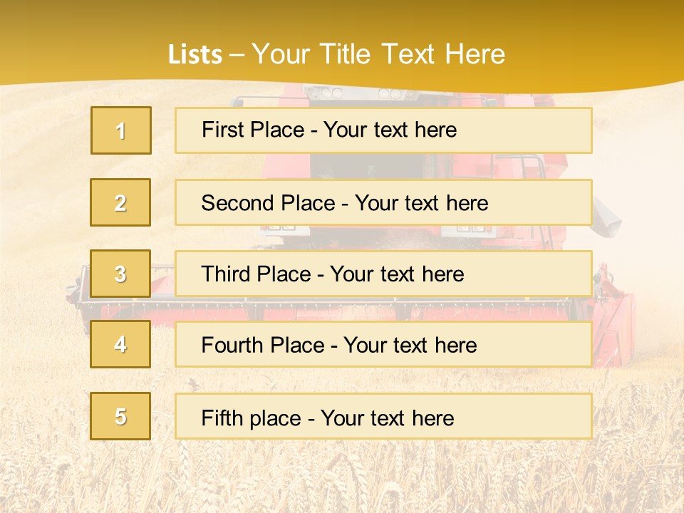 Season Rye Growth PowerPoint Template