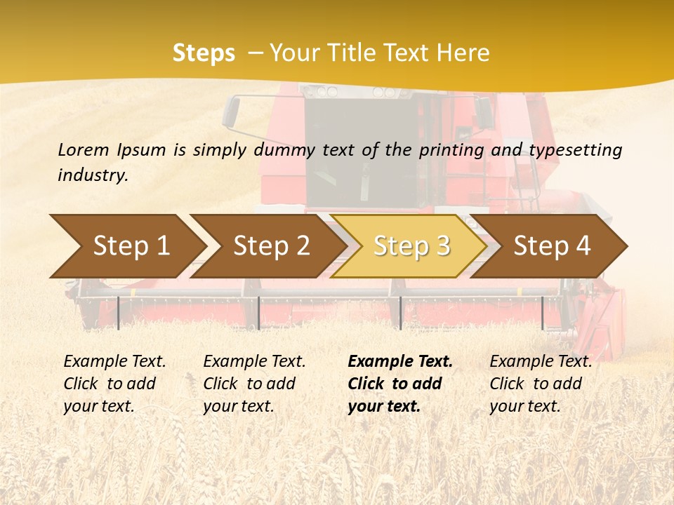 Season Rye Growth PowerPoint Template