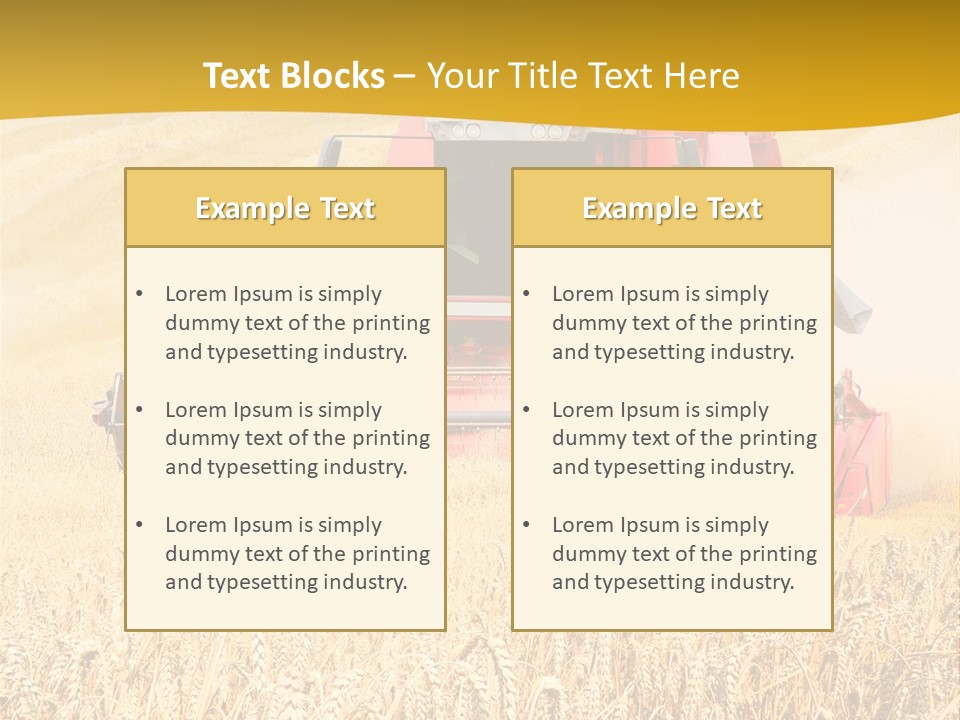 Season Rye Growth PowerPoint Template