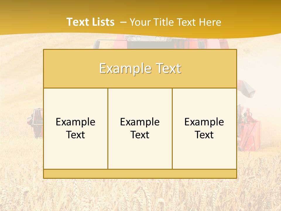 Season Rye Growth PowerPoint Template
