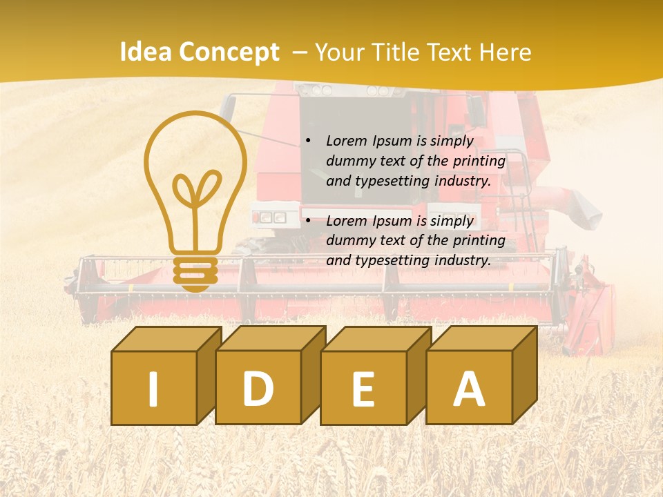 Season Rye Growth PowerPoint Template