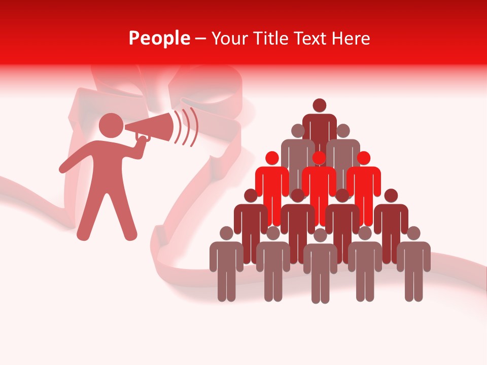 Blue Human Director PowerPoint Template