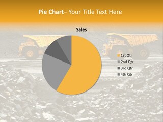 Business Coal Mining Mine PowerPoint Template