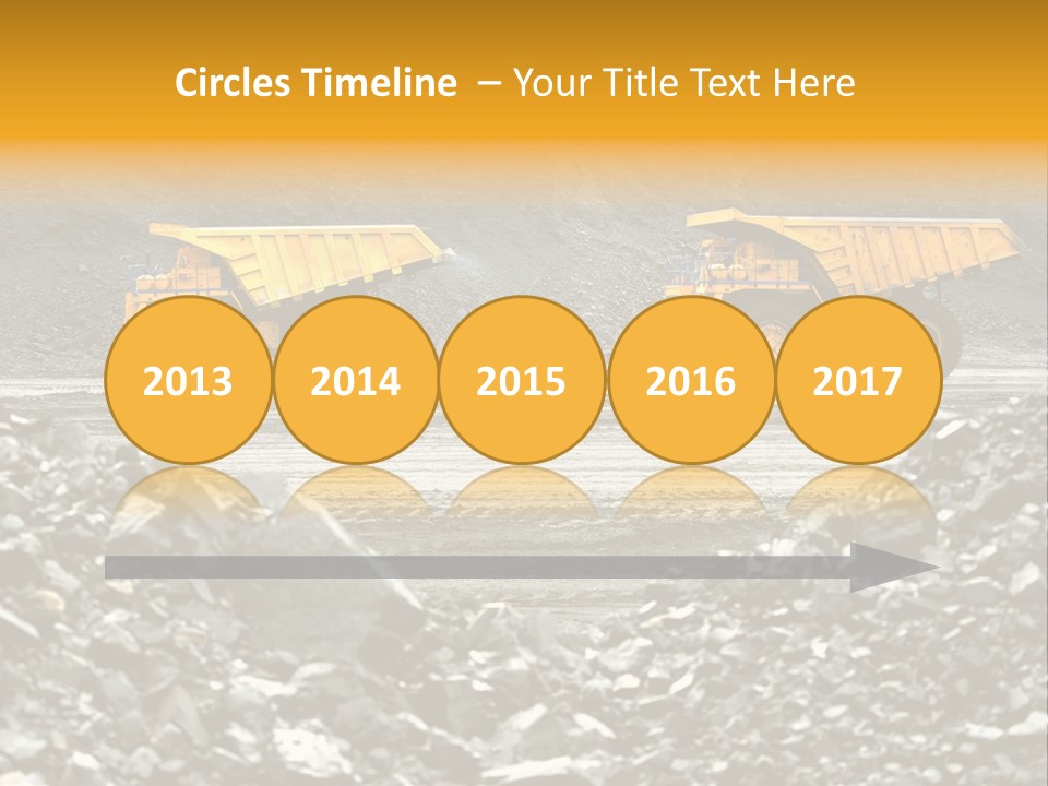 Business Coal Mining Mine PowerPoint Template